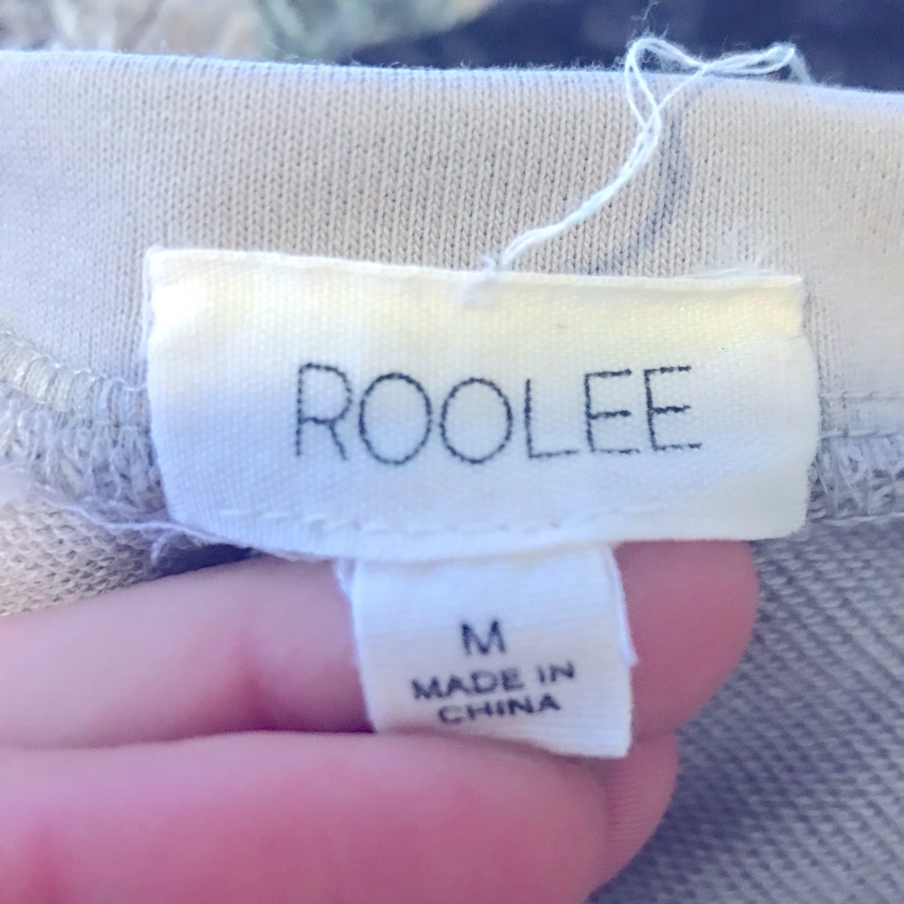 Roolee Mom nursing dress medium light gray